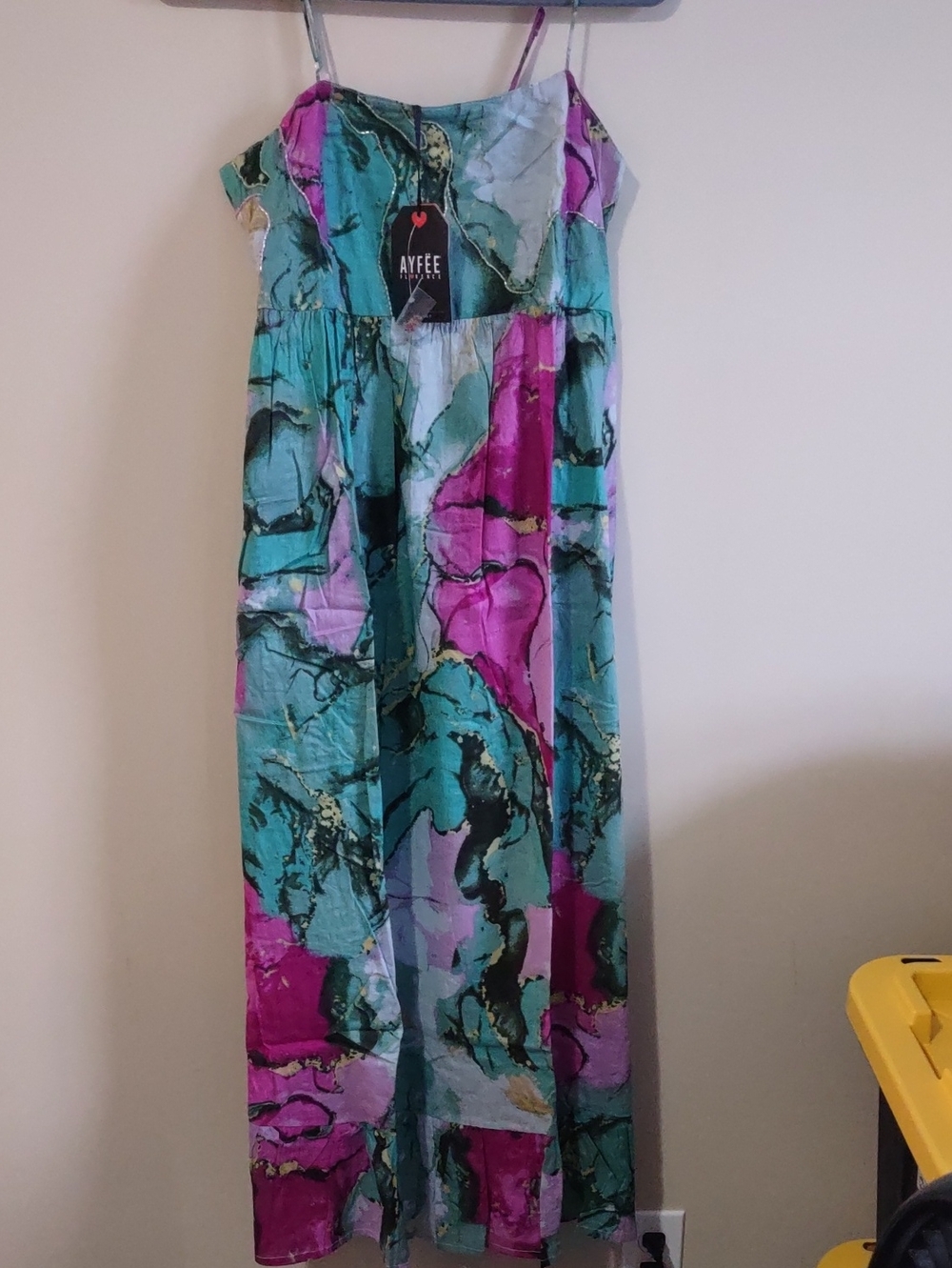 NWT AYFËE Florence Abstract Agate Liquid Marble. Size Large.